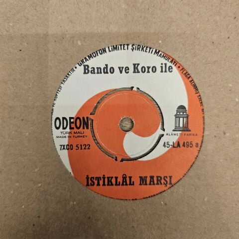 BANDO VE KORO İLE - İSTİKLAL MARŞI 45LİK PLAK