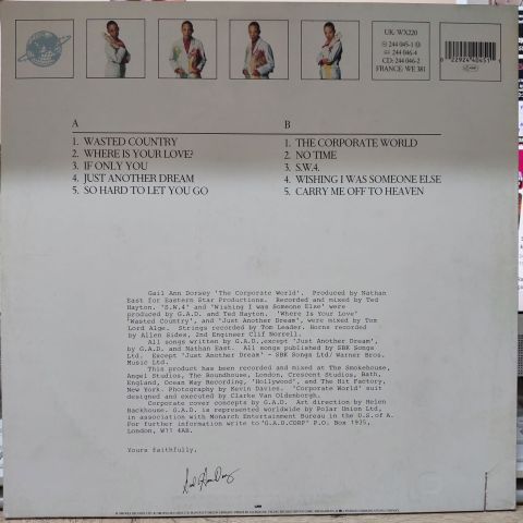 Gail Ann Dorsey – The Corporate World LP PLAK