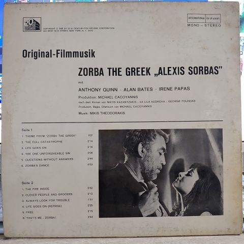 Mikis Theodorakis – Zorba The Greek LP PLAK