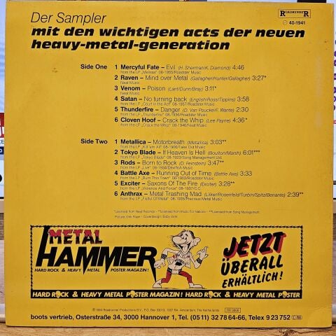 Various – Metal Hammer LP PLAK