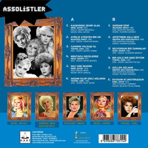 Çeşitli Sanatçılar - Assolistler LP PLAK