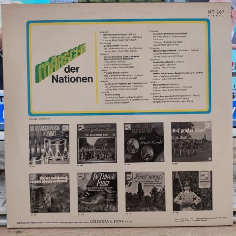 Various – Märsche Der Nationen LP PLAK