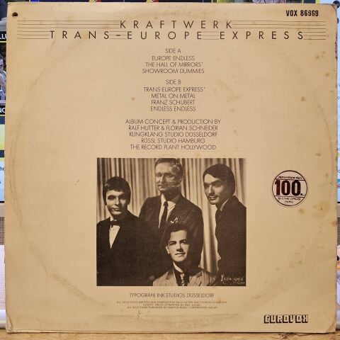 Kraftwerk – Trans Europe Express LP PLAK