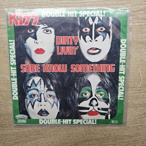 Kiss – Sure Know Something / Dirty Livin' 45LİK PLAK