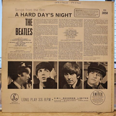 The Beatles – A Hard Day's Night LP PLAK