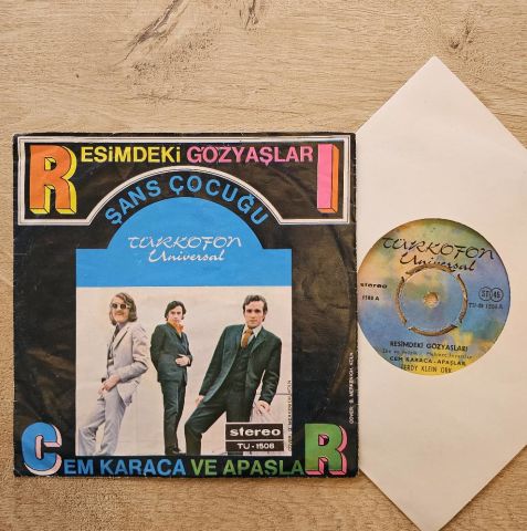 Cem Karaca Ve Apaşlar – Resimdeki Gözyaşları / Şans Çocuğu 45LİK PLAK