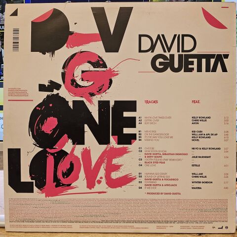 David Guetta – One Love LP PLAK