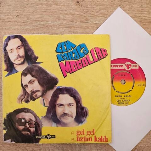 Cem Karaca & Moğollar – Gel Gel / Üzüm Kaldı 45LİK PLAK