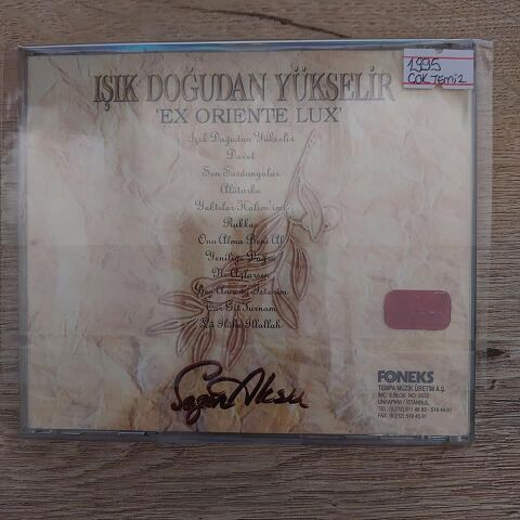 SEZEN AKSU - IŞIK DOĞUDAN YÜKSELİR CD