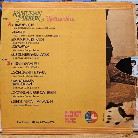 Kamuran Akkor – Diyemedim LP PLAK