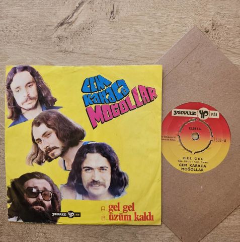 Cem Karaca & Moğollar – Gel Gel / Üzüm Kaldı 45LİK PLAK