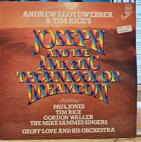 Andrew Lloyd Webber, Tim Rice, Paul Jones – Joseph And The Amazing Technicolour Dreamcoat LP PLAK