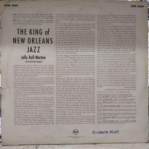 Jelly Roll Morton – The King Of New Orleans Jazz LP PLAK