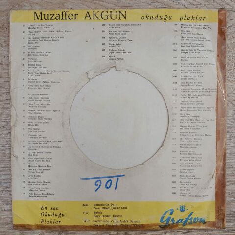 MUZAFFER AKGÜN - YARALIYIM DERİNDEN 45LİK PLAK