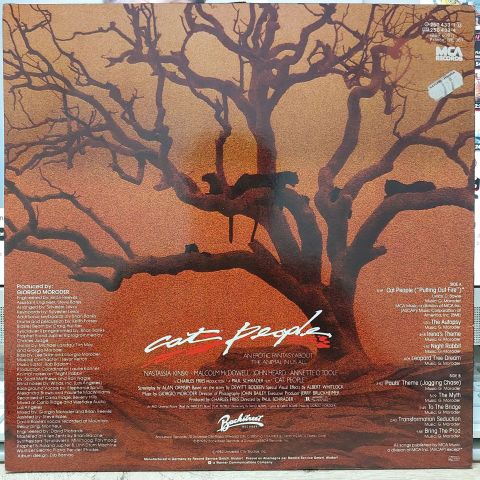 Giorgio Moroder – Cat People (Original Soundtrack) LP PLAK