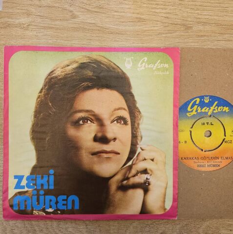 Zeki Müren – Karakaş Gözlerin Elmas 45LİK PLAK