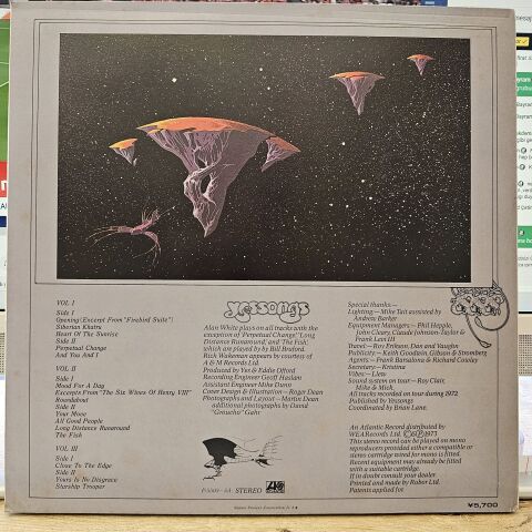 Yes – Yessongs LP PLAK