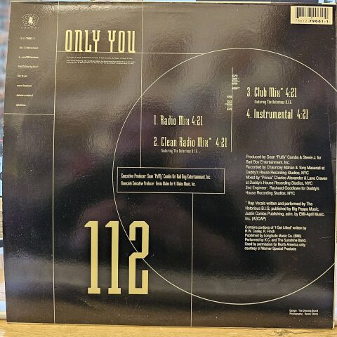 112 Featuring The Notorious B.I.G. – Only You LP PLAK
