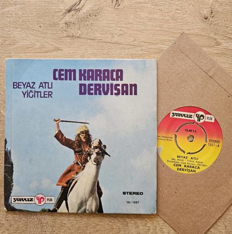 Cem Karaca & Dervişan – Beyaz Atlı / Yiğitler 45LİK PLAK
