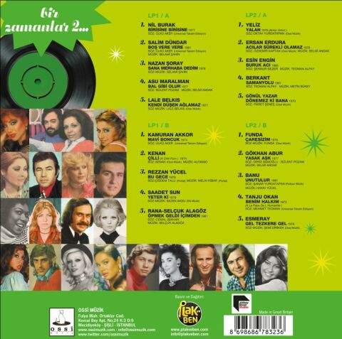 Çeşitli Sanatçılar - Bir Zamanlar 2 LP PLAK