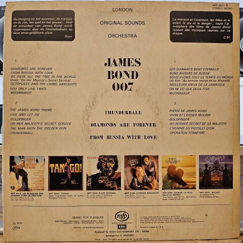 The London Original Sounds Orchestra – James Bond 007 LP PLAK