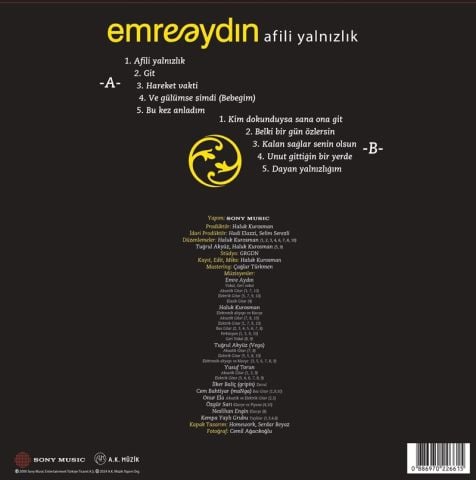EMRE AYDIN - AFİLİ YALNIZLIK LP PLAK