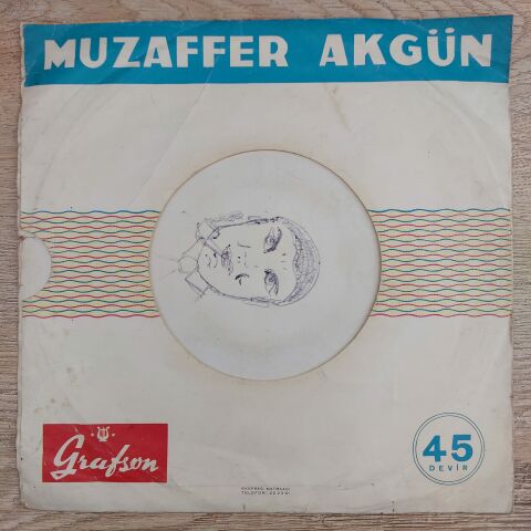 MUZAFFER AKGÜN - GURBET İLLERİNDE SÖYLER AĞLARIM 45LİK PLAK