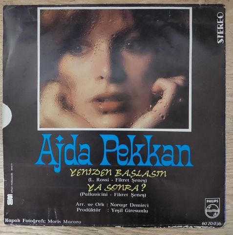 Ajda Pekkan – Ya Sonra / Yeniden Başlasın 45LİK PLAK