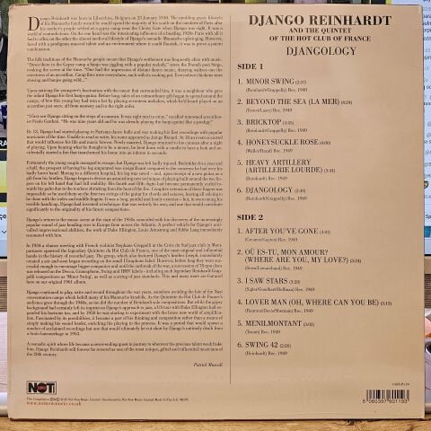 Django Reinhardt And The Quintet Of The Hot Club Of France – Djangology LP PLAK