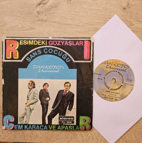 Cem Karaca Ve Apaşlar – Resimdeki Gözyaşları / Şans Çocuğu 45LİK PLAK