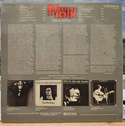 Steve Miller Band – Masters Of Rock LP PLAK