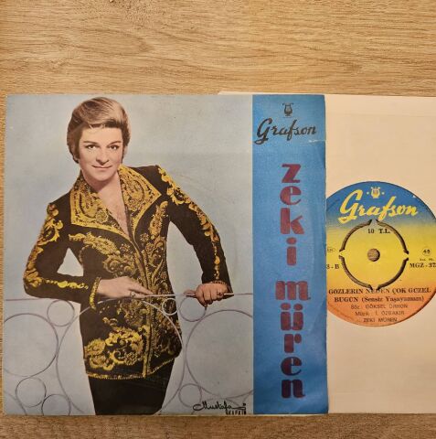 ZEKİ MÜREN - MEYHANELERDE AKŞAM OLUNCA BENİ ARA 45LİK PLAK