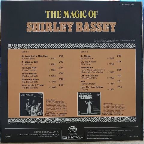 Shirley Bassey – The Magic Of Shirley Bassey LP PLAK