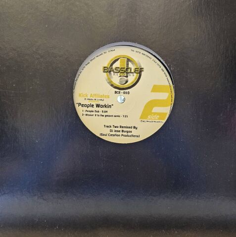 The Kick Affiliates – People Workin LP PLAK