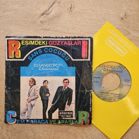 Cem Karaca Ve Apaşlar – Resimdeki Gözyaşları / Şans Çocuğu 45LİK PLAK