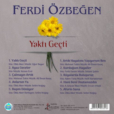 FERDİ ÖZBEĞEN - YAKTI GEÇTİ LP PLAK
