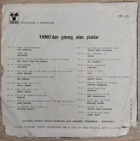 Yaz – Bensiz Yol / Türkü 45LİK PLAK