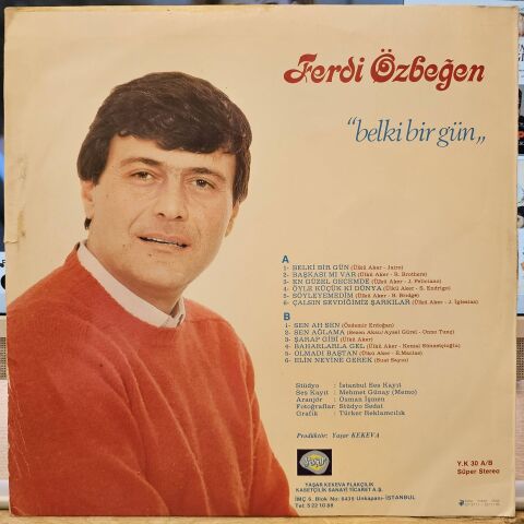 Ferdi Özbeğen – Belki Bir Gün LP PLAK