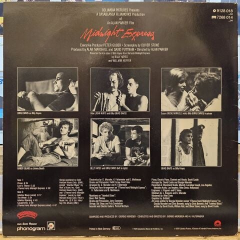 Giorgio Moroder – Midnight Express (Music From The Original Motion Picture Soundtrack) LP PLAK...