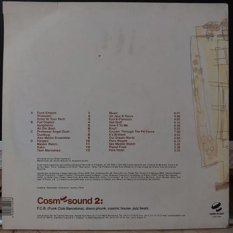 Various – Cosmosound 2: Funk Club Barcelona LP PLAK