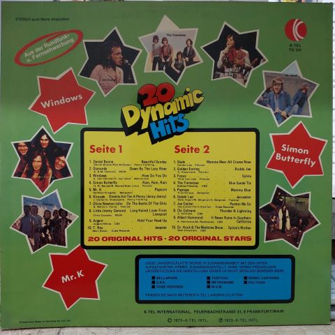 Various – 20 Dynamic Hits LP PLAK