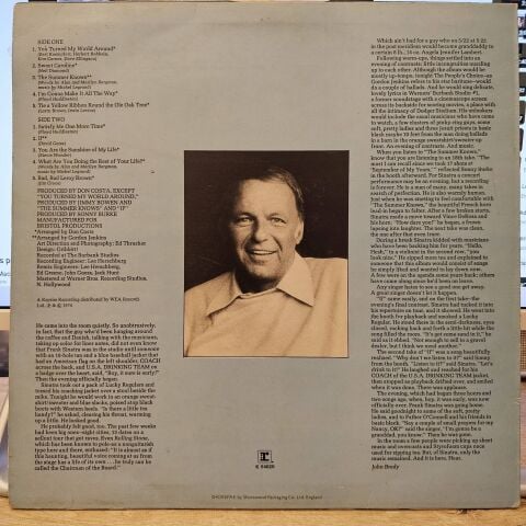 Frank Sinatra – Some Nice Things I've Missed LP PLAK