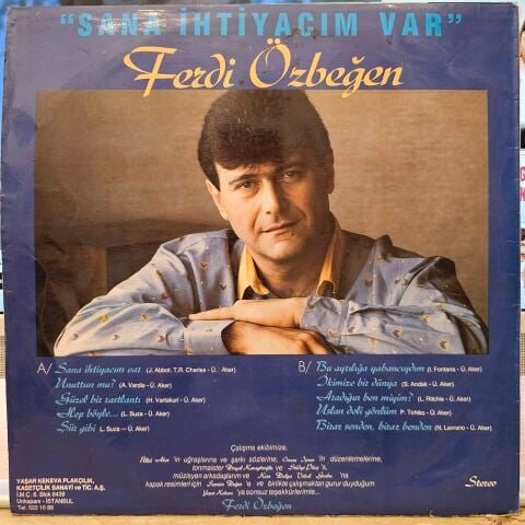 Ferdi Özbeğen - Sana İhtiyacım Var album cover More images LP PLAK