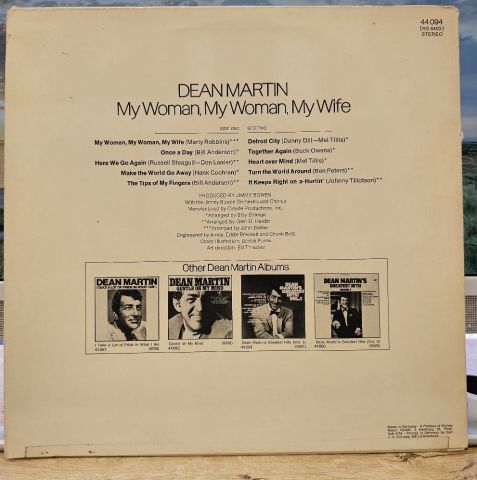 Dean Martin – My Woman, My Woman, My Wife LP PLAK