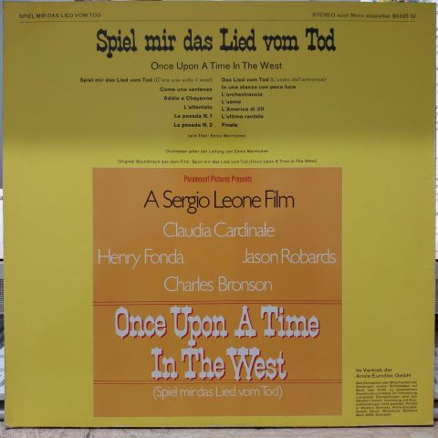 Ennio Morricone – Spiel Mir Das Lied Vom Tod LP PLAK