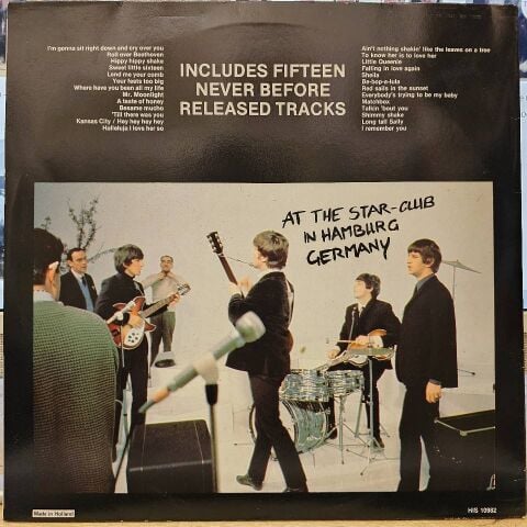 The Beatles – Live At The Star-Club In Hamburg Germany LP PLAK