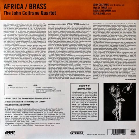 The John Coltrane Quartet – Africa / Brass LP PLAK