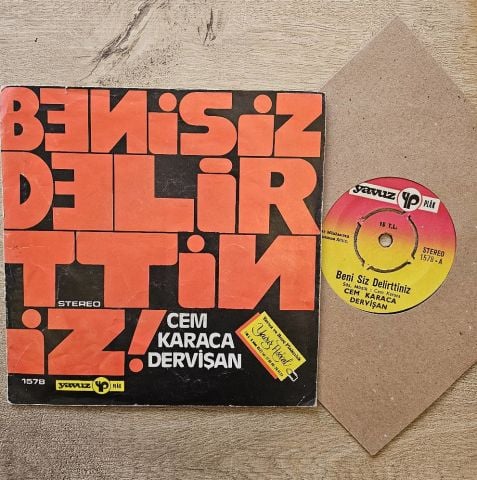 Cem Karaca – Beni Siz Delirttiniz / Niyazi 45LİK PLAK