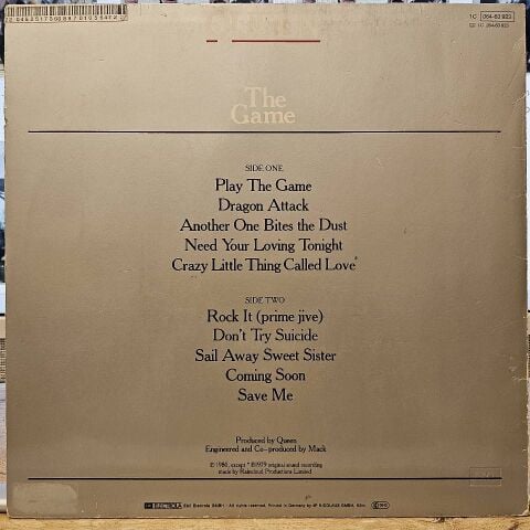 Queen – The Game LP PLAK