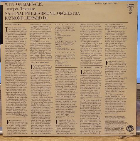 Wynton Marsalis – Trumpet Concertos LP PLAK